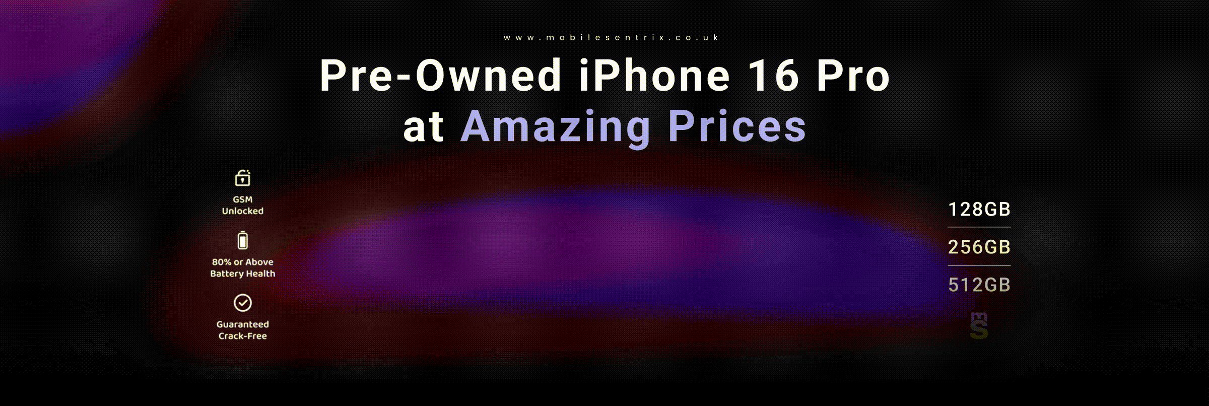 CP-388 |  Pre-Owned iPhone 16 Pro in stock- 07/23