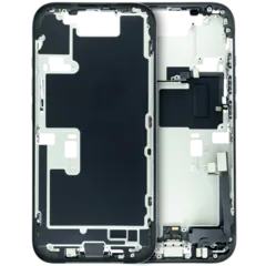 Back Housing with Battery, Charging Port Flex & Small Parts For iPhone 16 Pro (Genuine OEM) (US Version) (Black Titanium)