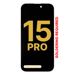 OLED Assembly For iPhone 15 Pro (Assembled) (Without Touch IC, Soldering Required)