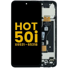 LCD Assembly With Frame For Infinix Hot 50i (X6531/ 6531B) (Premium) (All Colors)