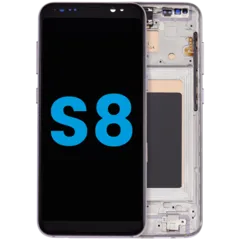 LCD Assembly With Frame (Without FingerPrint Sensor) For Samsung Galaxy S8 (Aftermarket: Incell) (Orchid Gray)