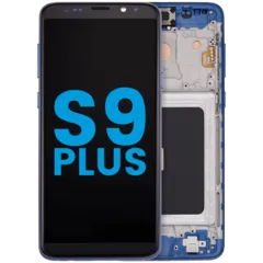 LCD Assembly With Frame (Without FingerPrint Sensor) For Samsung Galaxy S9 Plus (Aftermarket: Incell) (Coral Blue)
