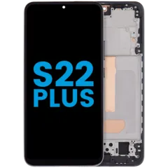 LCD Assembly With Frame (Without FingerPrint Sensor) For Samsung Galaxy S22 Plus 5G (Aftermarket: Incell) (Phantom Black)