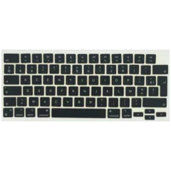 Keycap Kit (French) For MacBook Air 13" / Air 15" / Pro 14" / Pro 16" (2021 - 2026) (Space Black)