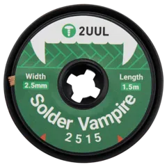 2UUL DW18 Solder Vampire 2515 Desoldering Wick (10 Pack)