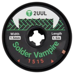 2UUL DW17 Solder Vampire 1515 Desoldering Wick (10 Pack)