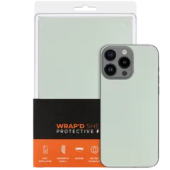 Wrapd Back Skin -  Leather (White) (5 Pack)