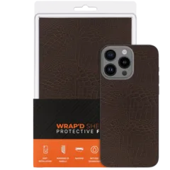 Wrapd Protective Film - Skin - Alligator (Brown) (Medium) (5 Pack)