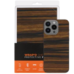 Wrapd Protective Film - Skin - Wood (Walnut) (Medium) (5 Pack)