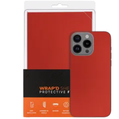 Wrapd Protective Film - Skin - Satin (Coral) (Medium) (5 Pack)