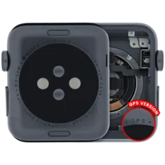 Housing Assembly Compatible For Watch Series 3 (42MM) (Used OEM Pull: Grade A) (GPS Version) (Aluminum / Space Black)
