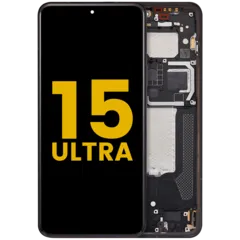 OLED Assembly With Frame For Xiaomi 15 Ultra (Refurbished) (Black)
