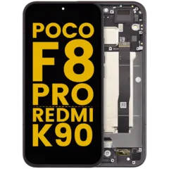 OLED Assembly With Frame For Poco F8 Pro / Redmi K90 (Refurbished) (Black)