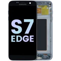 LCD Assembly With Frame For Samsung Galaxy S7 Edge (Service Pack) (Black)
