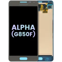 LCD Assembly Without Frame For Samsung Galaxy Alpha (G850F) (Service Pack) (Gold)