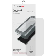 Casper Snap Tempered Glass Compatible For Samsung Galaxy S24 FE 5G (Retail Pack) (AR Clear)