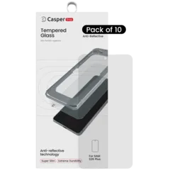 Casper Snap Tempered Glass For Samsung Galaxy S26 Plus 5G (10 Pack) (AR Clear)