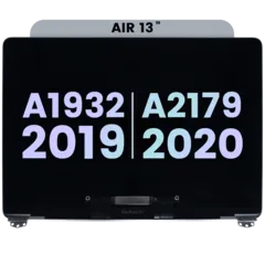 Complete LCD Display Assembly For MacBook Air 13" A1932 (2019) / A2179 (2020) (Genuine OEM) (Silver)