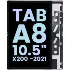 LCD Assembly Without Frame Compatible For Samsung Galaxy Tab A8 (X200) (Service Pack) (Black)