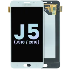 LCD Assembly Without Frame Compatible For Samsung Galaxy J5 (J510) (Service Pack) (White)