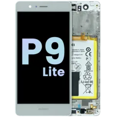 OLED Assembly With Frame For Huawei P9 Lite (VNS-L21) (Huawei Genuine) (White)