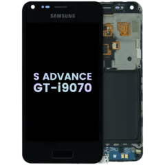 OLED Assembly With Frame For Samsung Galaxy S Advance GT-i9070 (Service Pack) (Black)