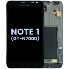 OLED Assembly With Frame For Samsung Galaxy Note 1 (GT-N7000) (Service Pack) (Black)