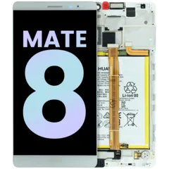 LCD Assembly With Frame For Huawei Mate 8 NXT-L09 (Huawei Genuine) (White)