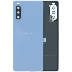 Back Cover Glass For Sony Xperia 10 III (Genuine) (Blue)