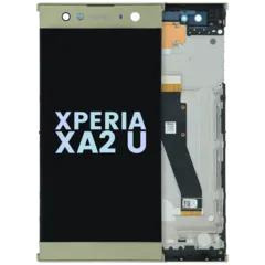 LCD Assembly With Frame For Sony Xperia XA2 Ultra (Genuine) (Gold)