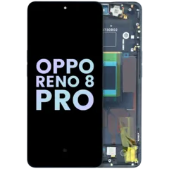 OLED Assembly With Frame For Oppo Reno 8 Pro 5G / 8 Pro Plus 5G (Genuine) (Black)