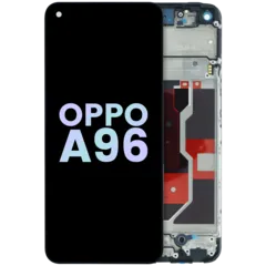 LCD Assembly With Frame Compatible For Oppo A96 (Genuine) (Black)