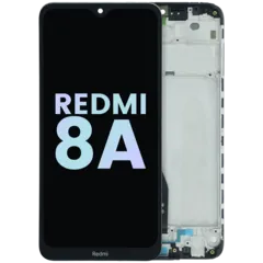 LCD Assembly With Frame Compatible For Xiaomi Redmi 8A (Genuine) (Black)