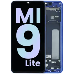 OLED Assembly With Frame Compatible For Xiaomi Mi 9 Lite (Genuine) (Blue)