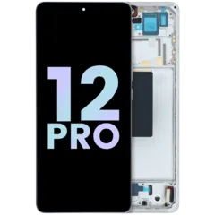 OLED Assembly With Frame For Xiaomi 12 Pro (Genuine) (Violet Gold)