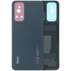 Back Cover Glass Without Camera Lens For Xiaomi Redmi Note 11s (Genuine) (Black)