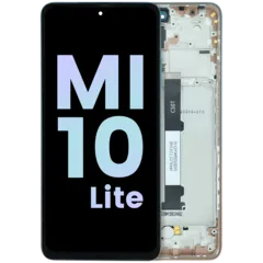 LCD Assembly With Frame For Xiaomi Mi 10T Lite 5G (Genuine) (Rose Gold)