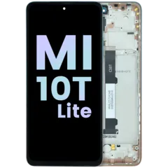 LCD Assembly With Frame For Xiaomi Mi 10T Lite 5G (Genuine) (Rose Gold)