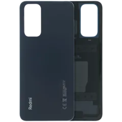 Back Cover Glass Without Camera Lens For Xiaomi Redmi Note 11 (Genuine) (Black)