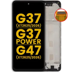 LCD Assembly With Frame For Motorola Moto G37 (XT2625 / 2026) / G37 Power (XT2625 / 2026) / G47 (XT2625 / 2026) (Refurbished) (All Colors)