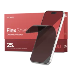 TPU FlexShield Ceramic Privacy Screen Protector (25 Pack) (Wrapd)