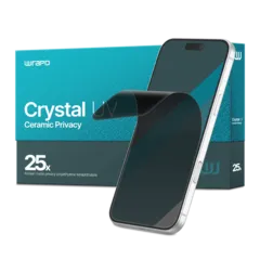 Crystal UV Ceramic Privacy Screen Protector (25 Pack) (Wrapd)
