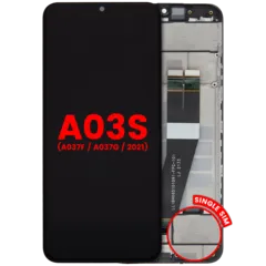 LCD Assembly With Frame For Samsung Galaxy A03s (A037F / A037G / 2021) (Single Sim) (Type C Frame) (Aftermarket Plus) (All Colors)