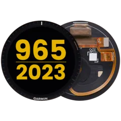 OLED Assembly Without Frame For Garmin Forerunner 965 (2023) (Premium) (Black)