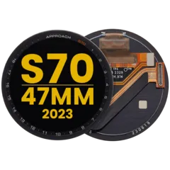 OLED Assembly Without Frame For Garmin Approach S70 (47mm) (2023) (Premium) (Black)