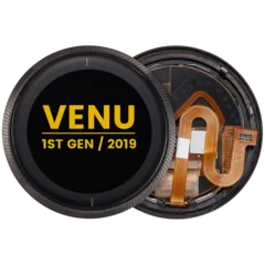 OLED Assembly With Frame For Garmin Venu 1st Gen (2019) (Premium) (Black)
