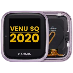LCD Assembly With Frame For Garmin Venu SQ (2020) (Premium) (Orchid)