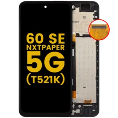 LCD Assembly With Frame For TCL 60 SE NxtPaper 5G (T521K) (Refurbished) (All Colors)