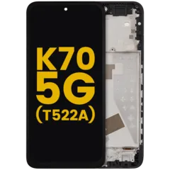 LCD Assembly With Frame For TCL K70 5G (T522A) (Refurbished) (All Colors)