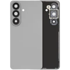 Back Cover Glass With Camera Lens For Samsung Galaxy S26 (Aftermarket Plus) (Silver Shadow)